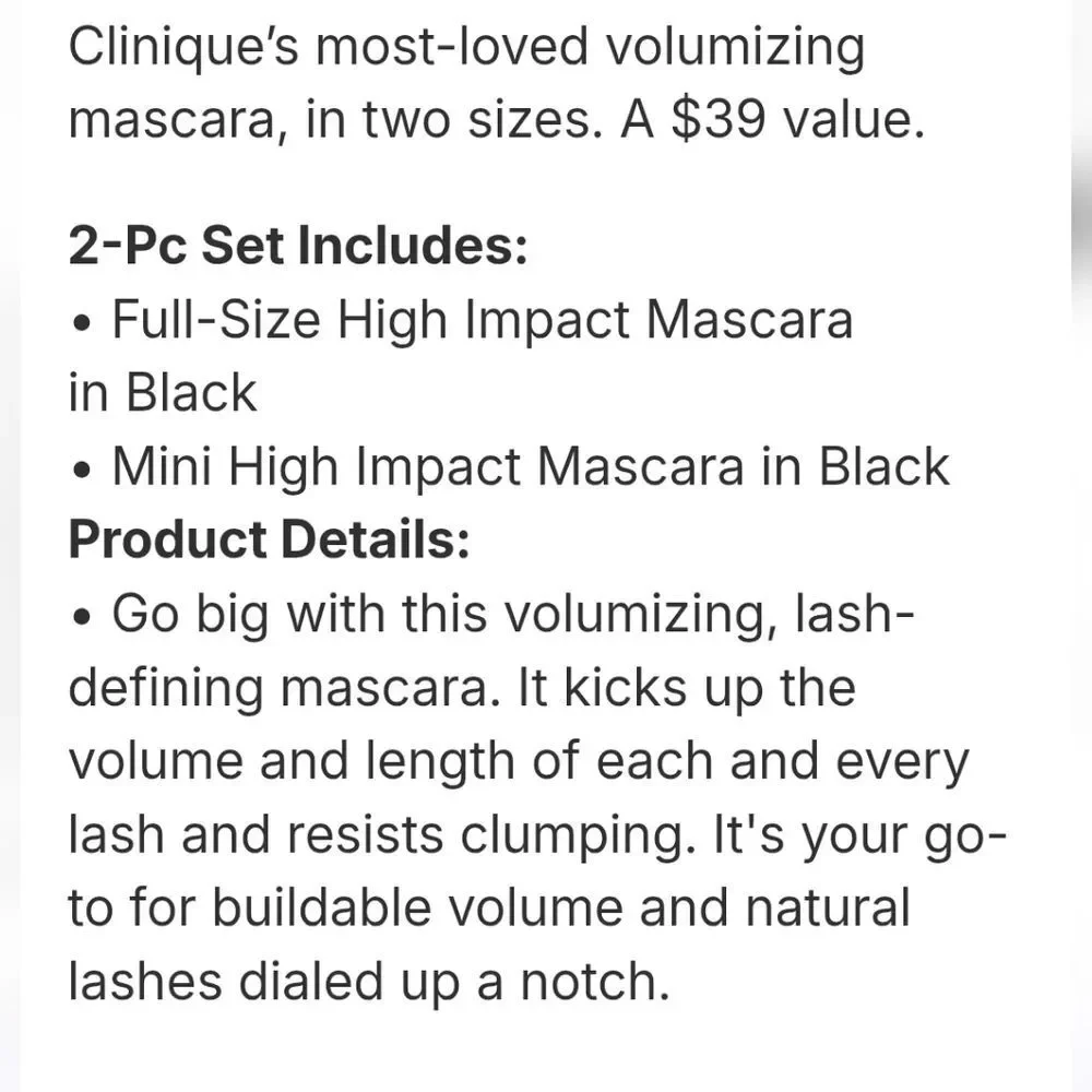 Clinique achieve stunning